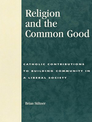 cover image of Religion and the Common Good